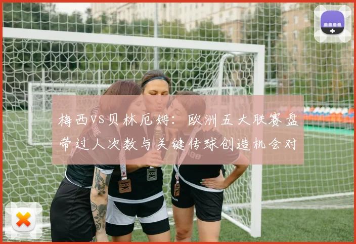 梅西vs贝林厄姆：欧洲五大联赛盘带过人次数与关键传球创造机会对比
